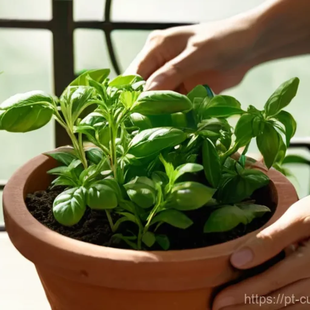 요리 명상과 지속 가능성 - **Mindful Harvest in a Portuguese Kitchen Garden:** A close-up shot of a person's hands gently harve...